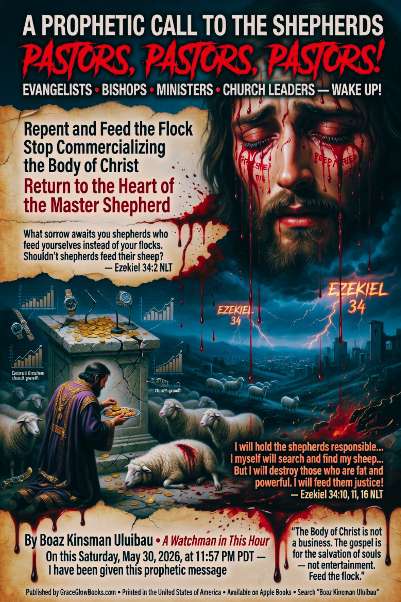 1 - # 0.0000000001 A - A Prophetic Call to the Shepherds: Repent and Feed the Flock; An Urgent Message to Every Pastor, Bishop, Minister, Evangelist, and Church Leader in This Hour - Free Download