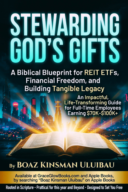Stewarding God’s Gifts: A Biblical Blueprint for REIT ETFs, Financial Freedom, and Building Tangible Legacy;  An Impactful, Life-Transforming Guide for Full-Time Employees Earning $70K–$100K+