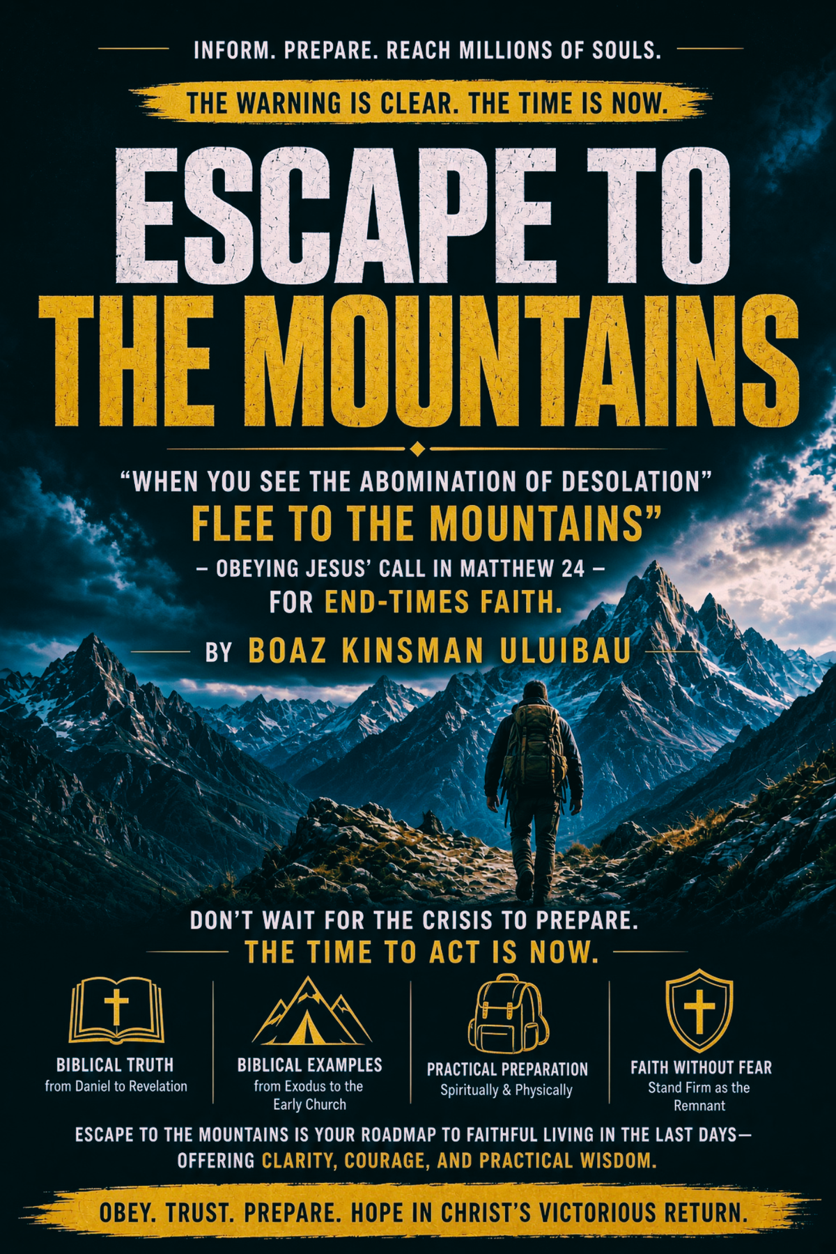 Escape to the Mountains: Obeying Jesus’ Call in Matthew 24 for End-Times Faith - : “When you see the abomination of desolation flee to the mountains”